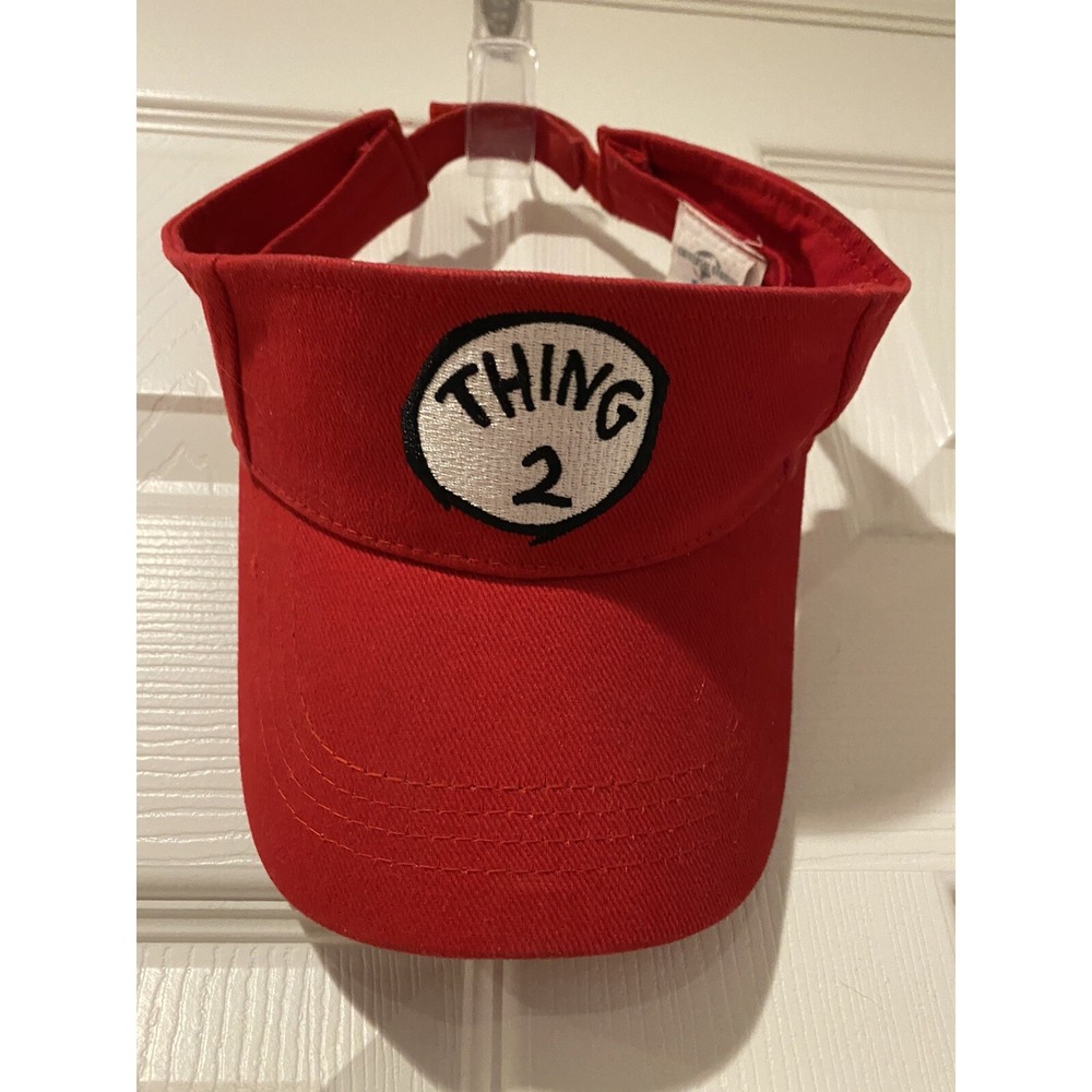 Thing 2 Universal Studios Youth / Child -- Hat / Visor - Adjustable Strap